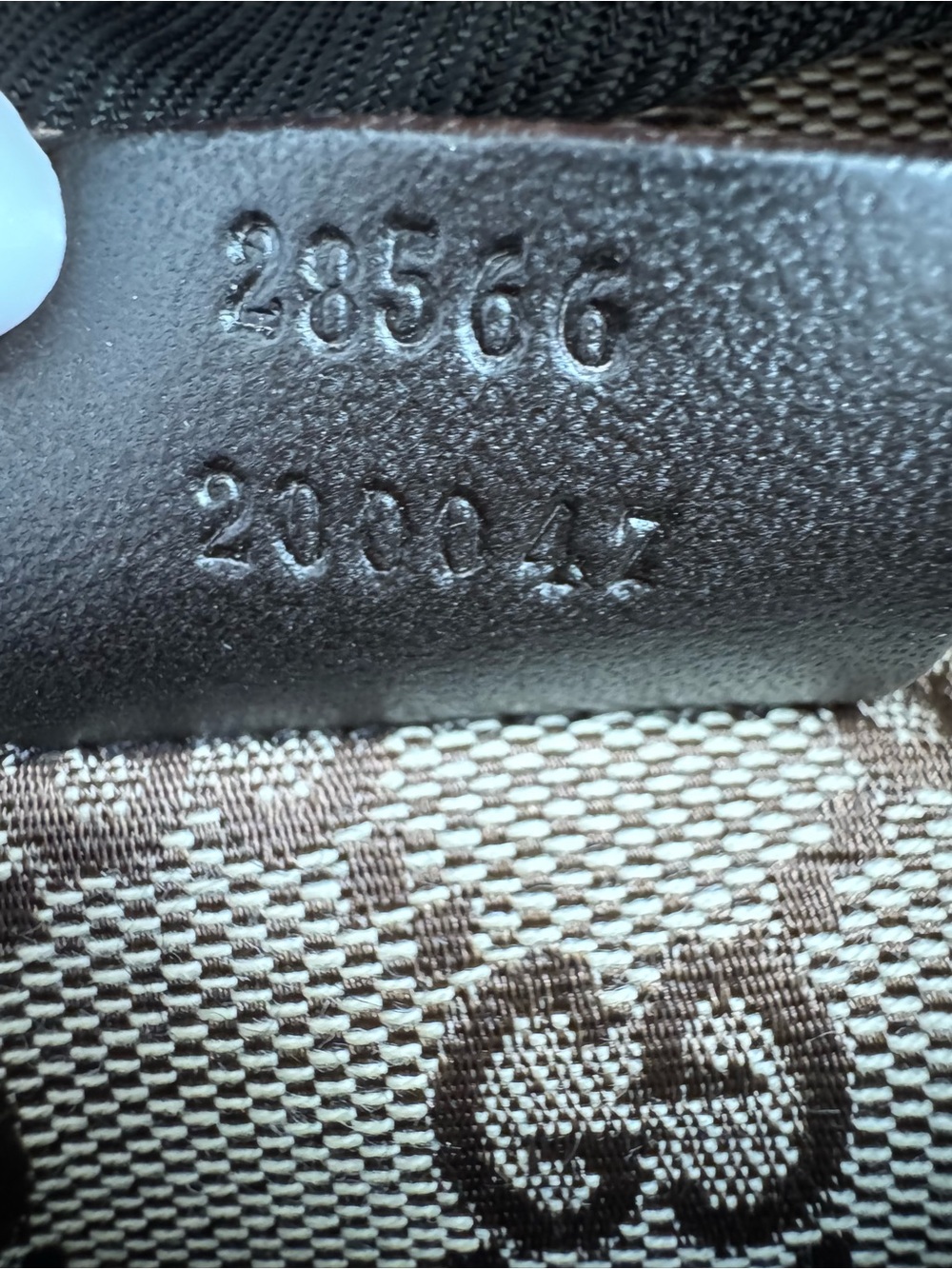 Authentic Gucci monogram canvas waist pouch belt bum bag - Picture 6 of 7